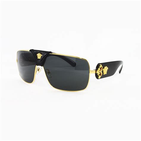 mens gold versace glasses